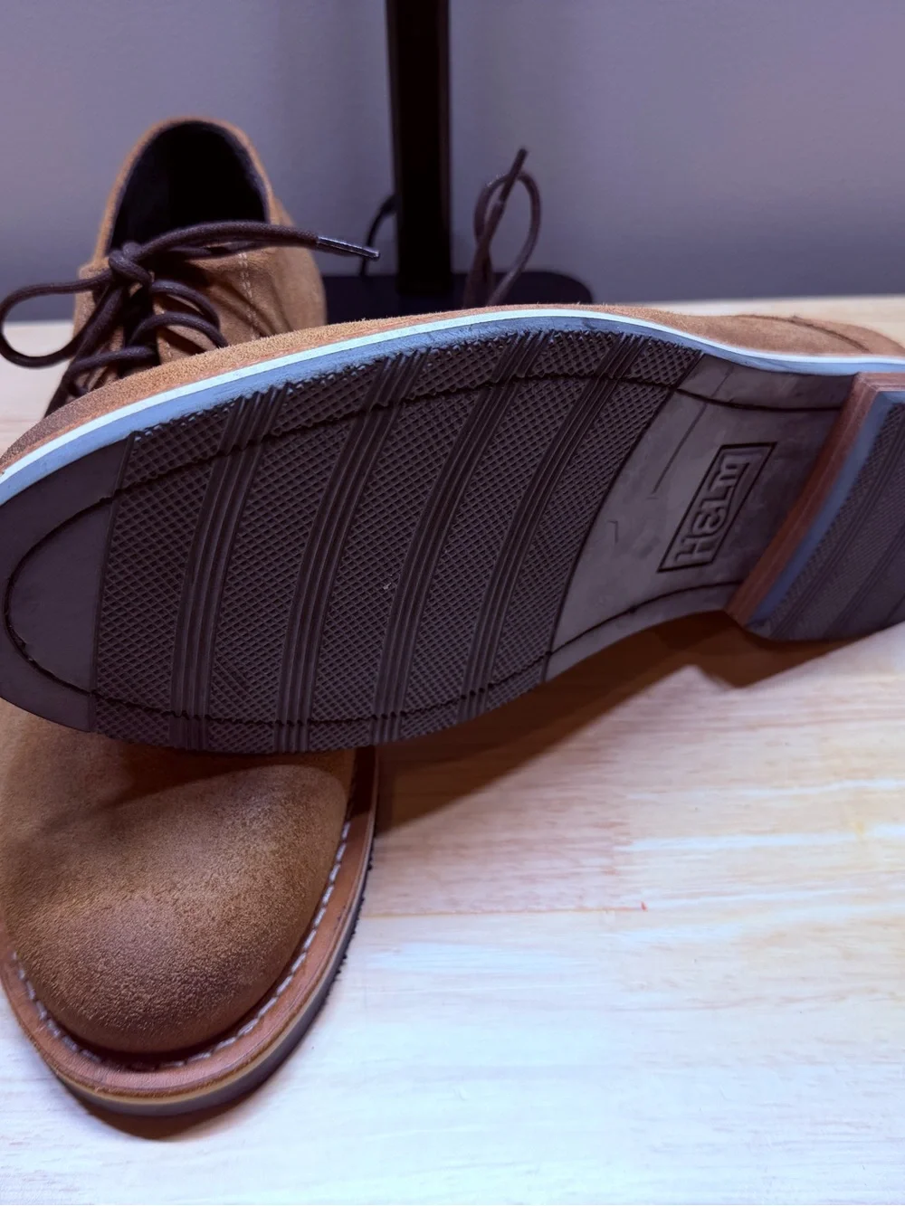 Helm Mens Shoes The Evans Sienna Tan Brown Casual Dress Size 10.5 D